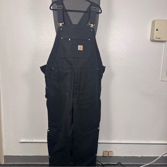 Carhartt Men's Firm Duck Insulated Bib Overall Relaxed Fit NWOT Size 2XL - Picture 1 of 7